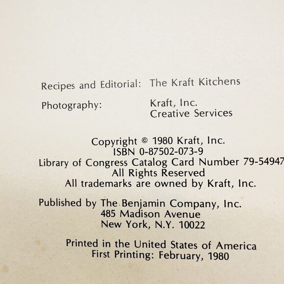 Salads From Beginning to Endive Vtg 1980 by Kraft Kitchens Comb Spiral Cookbook - Picture 8 of 14